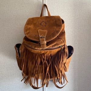 Suede BackPack